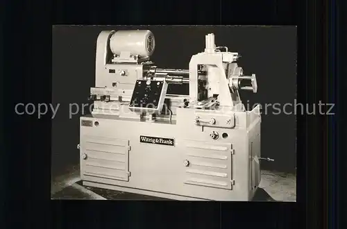 Maschinen 2 Spindel Ausdreh  und Feinbohrmaschine Witzig und Frank Leonberg Kat. Handwerk