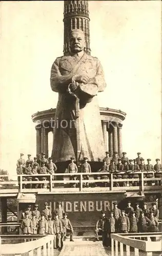 Hindenburg Denkmal Soldaten Berlin Spendenkarte Kriegsgefallene Kat. Persoenlichkeiten