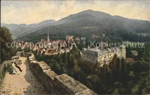 Hoffmann Heinrich Badenweiler Thermalbad Nr. 200 Kat. Kuenstlerkarte