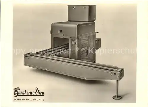 Maschinen Mehrzylinder Dosiermaschine Ganzhorn und Stirn Schwaebisch Hall Kat. Handwerk