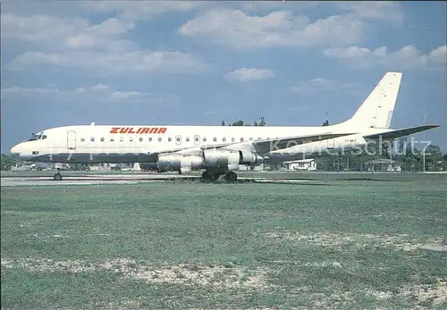 Flugzeuge Zivil M 111 Zuliana Venezuela DC8 51F 45878 YV 461C  Kat. Flug