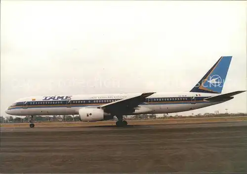 Flugzeuge Zivil Tame Linea Aerea del Ecuador Boeing 757 XA RLM  Kat. Flug