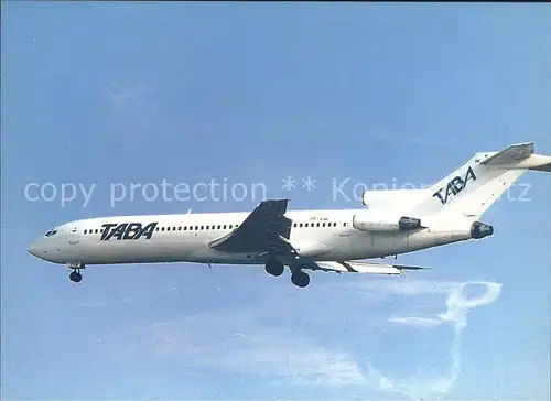 Flugzeuge Zivil TABA B727 2J4 sn 22079 PP AIW  Kat. Flug