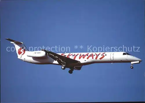 Flugzeuge Zivil Embraer Emb. 145 Skyways Suede SE DZC  Kat. Flug