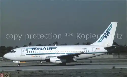 Flugzeuge Zivil Winair Boeing 737 200 N118RW Kat. Flug