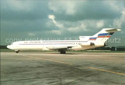 Flugzeuge Zivil Air Charter Boeing 727 200 F GCMX c n 22609 Kat. Flug