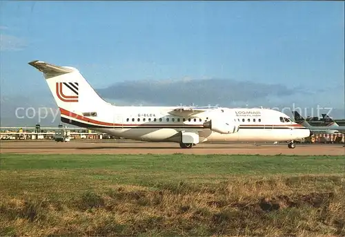 Flugzeuge Zivil Loganair BAe 146 200 G OLCA Kat. Flug