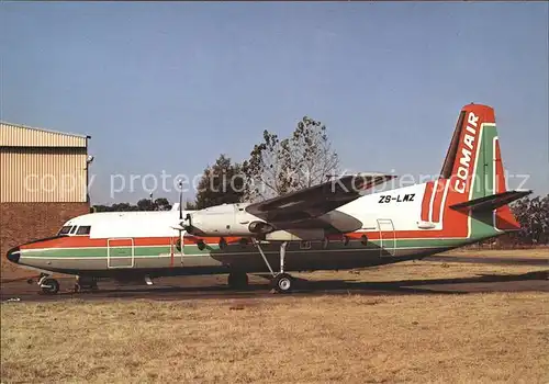 Flugzeuge Zivil Comair Fokker F 27 200 ZS LMZ cn 10227 Kat. Flug