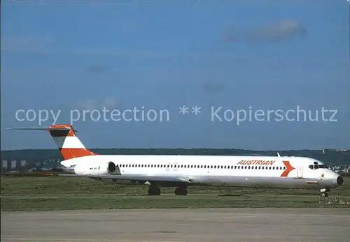 Flugzeuge Zivil Austrian MD 81 Kat. Flug