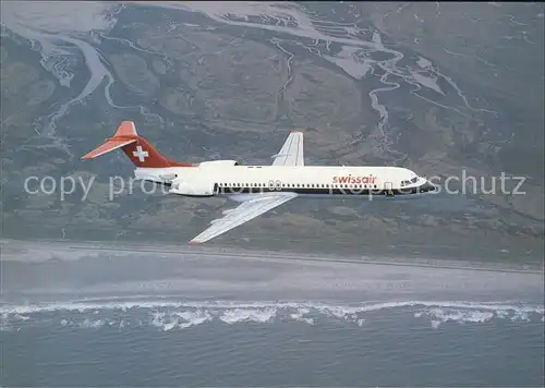 Swissair Fokker 100 HB IVA Kat. Flug