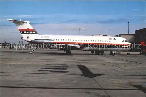 Flugzeuge Zivil Laker Airways G ATPK BAC 1 11 301AG c n 34 Kat. Flug