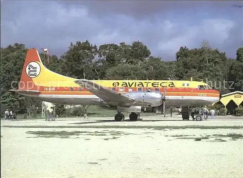 Flugzeuge Zivil TG AJA Convair CV 340 Aviateca AT Tikal  Kat. Flug