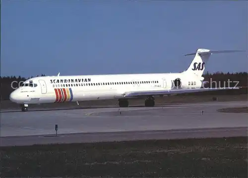 Flugzeuge Zivil S.A.S. DC 9 81 OY KGZ Kat. Flug