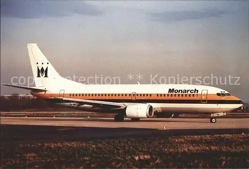 Flugzeuge Zivil Monarch G Monh Boeing 737 3YO  Kat. Flug