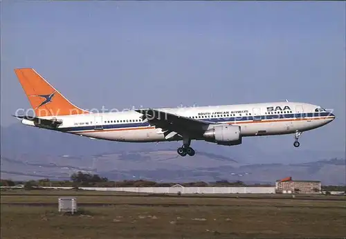 Flugzeuge Zivil SAA South African Airways Airbus A 300B4 203 ZS SDF c n 192 Kat. Flug