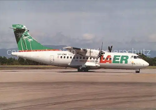 Flugzeuge Zivil LAER LINEAS AEREAS ENTRE RIOS ARGENTINA ATR 42 320 (072) LV ZNV Kat. Flug