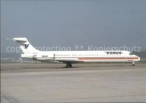 Flugzeuge Zivil Venus Airlines McDonnell Douglas MD 87 SX BAV c n 49706 1614 Kat. Flug