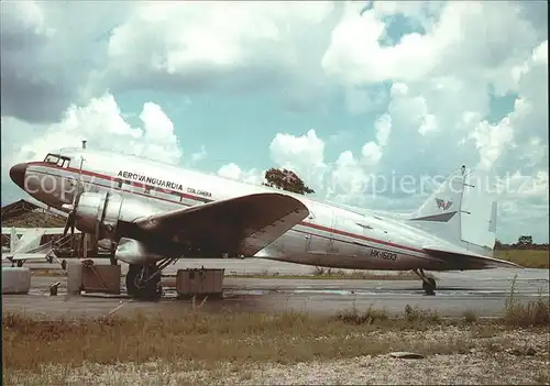 Flugzeuge Zivil Aerovanguardia Colombia McDDouglas DC 3C HK 1503 c n 34331 Kat. Flug