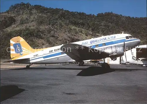 Flugzeuge Zivil Air Queensland Air Cargo McDDouglas DC 3C S1C3G VH BPL c n 12873 Kat. Flug