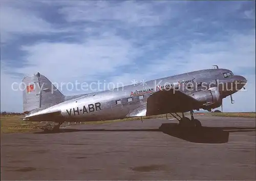 Flugzeuge Zivil Australian National Airways McDDouglas DC 3G202A VH ABR c n 2029 Kat. Flug