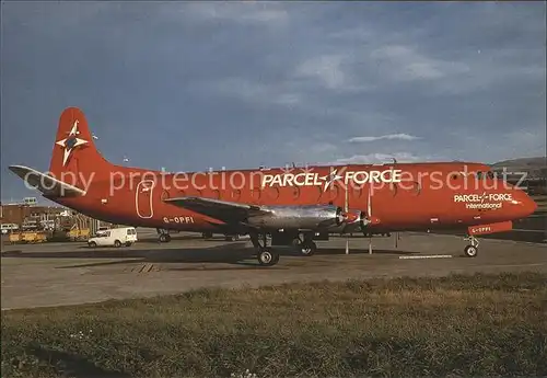 Flugzeuge Zivil Parcel Force British World Vc.Viscount 806 G OPFI Kat. Flug