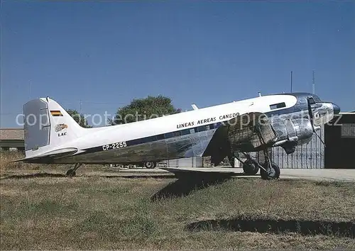 Flugzeuge Zivil Lineas Aereas Canedo DC 3C CP 2255 c n 25951 Kat. Flug