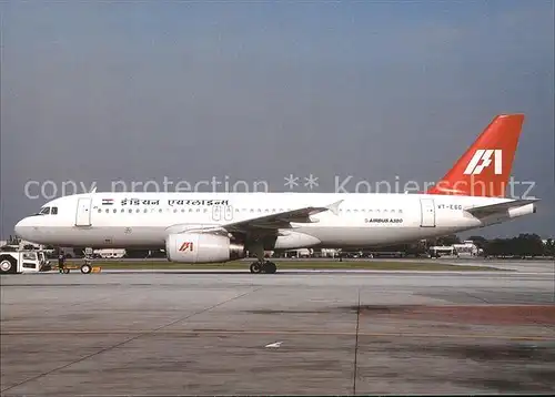 Flugzeuge Zivil Indian Airlines A 320 231 VT ESG c n 451 Kat. Flug