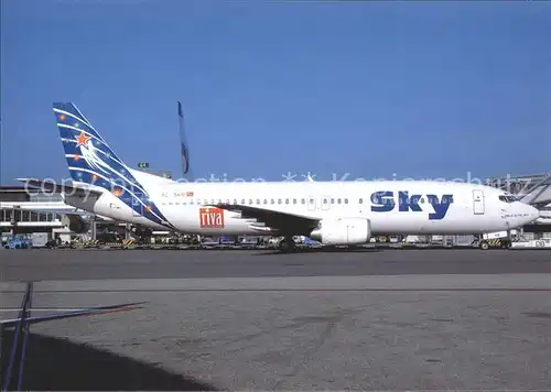 Flugzeuge Zivil SKY Hava Yollari Boeing 737 800 TC SKB  Kat. Flug