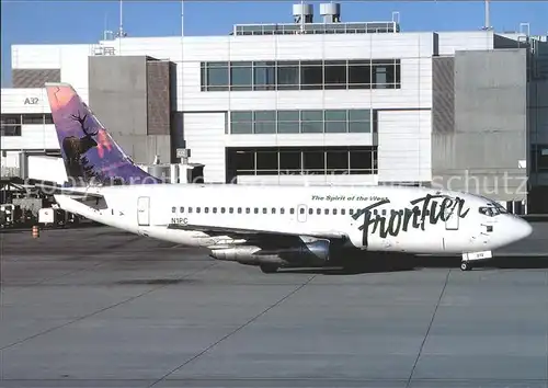 Flugzeuge Zivil Frontier Airlines Boeing 737 200 N1PC Kat. Flug