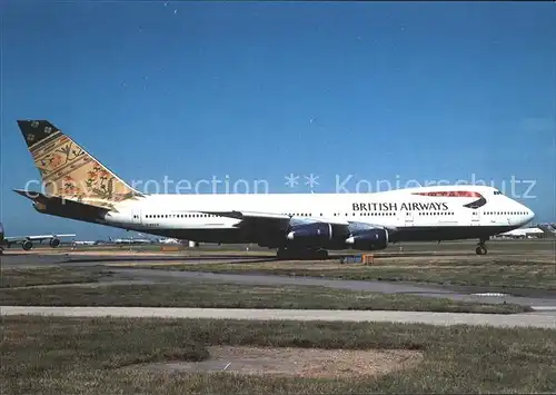 Flugzeuge Zivil British Airways Boeing 747 236B G BDXO (cn 23799) Kat. Flug