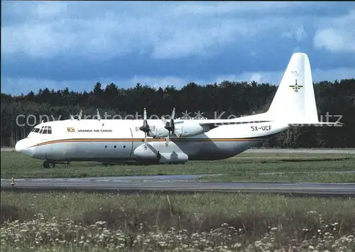 Flugzeuge Zivil Uganda Air Cargo Lockheed L 382G Hercules 5X UCF (34C 4610) Kat. Flug