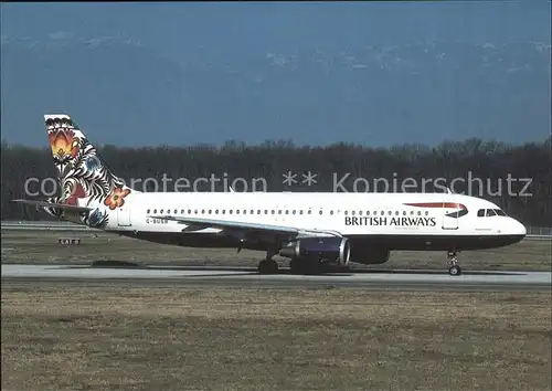 Flugzeuge Zivil British Airways Airbus Industrie A320 111 G BUSB (cn 006) Kat. Flug