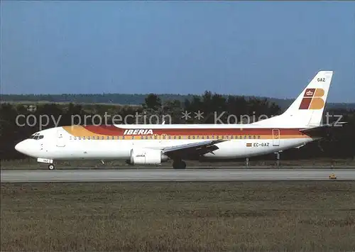 Flugzeuge Zivil Iberia Boeing 737 4YO EC GAZ (cn 24906) Kat. Flug