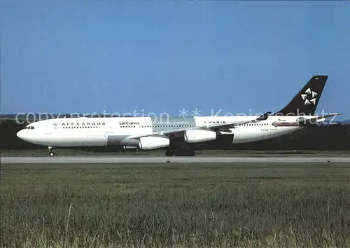 Flugzeuge Zivil Air Canada Airbus Industrie A340 313 C FYLD (cn 170) Kat. Flug