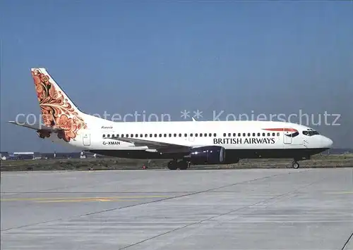 Flugzeuge Zivil British Airways Boeing 737 36N G XMAN (cn 28573) Kat. Flug