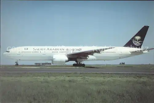 Flugzeuge Zivil Saudi Arabian Saudia B 777 268 HZ AKB C N 28345  Kat. Flug