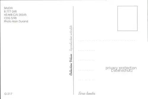 Flugzeuge Zivil Saudi Arabian Saudia B 777 268 HZ AKB C N 28345  Kat. Flug
