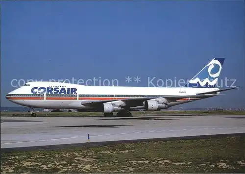 Flugzeuge Zivil Corsair (Royal Air Maroc) Boeing B 747 2B6B Combi CN RME  Kat. Flug