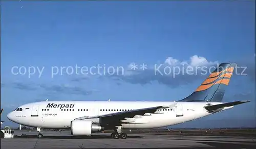 Flugzeuge Zivil Merpati A 310 300 PK MAW Kat. Flug