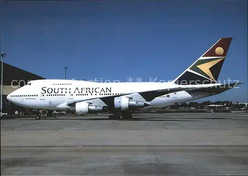 Flugzeuge Zivil South African Airways Boeing  B 747SP 44 ZS SPB Kat. Flug