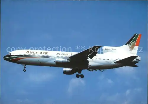 Flugzeuge Zivil Gulf Air Lockheed L 1011 385 Tristar 1 Golden Julian  Kat. Flug