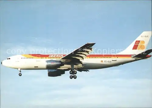 Flugzeuge Zivil Iberia EC DLE EAH 80 Airbus 300 Kat. Flug