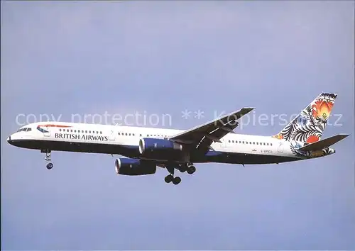 Flugzeuge Zivil British Airways B757 236 G BPED c n 25059 363 Kat. Flug