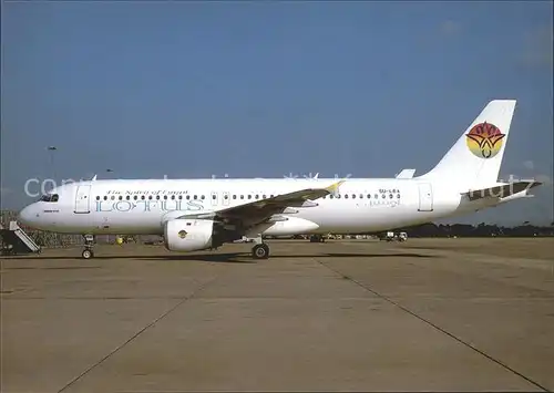 Flugzeuge Zivil Lotur Air Egypt A 320 SU LBA Kat. Flug