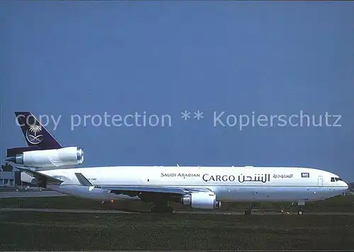 Flugzeuge Zivil Saudia Arabian Cargo McDDouglas MD 11F (AF) HZ AND c n 48777 Kat. Flug