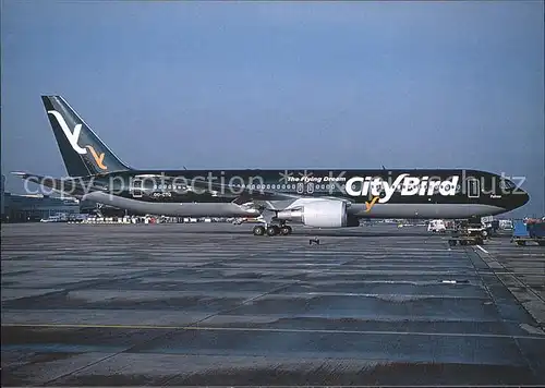 Flugzeuge Zivil City Bird Boeing B 767 300 OO CTQ Kat. Flug