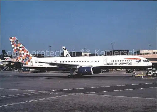 Flugzeuge Zivil British Airways (Crossing bordes col.) Boeing B 757 236 G BIKT c n 23398 77 Kat. Flug