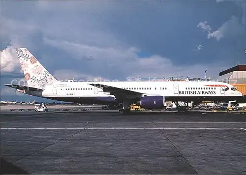 Flugzeuge Zivil British Airways (Spring col.) Boeing B 757 236 G BIKY c n 23533 93 Kat. Flug