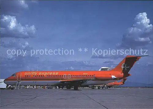 Flugzeuge Zivil Unifly Express McDDouglas DC 9 33RCN941F c n 47193 311 Kat. Flug