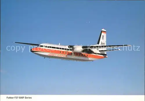 Flugzeuge Zivil Jersey European Fokker F27 500F Series Kat. Flug